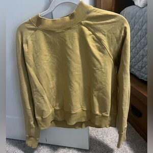 Yellow Lululemon sweatshirt
